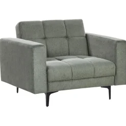 Beliani ALNES - Fauteuil - Donkergroen - Stof