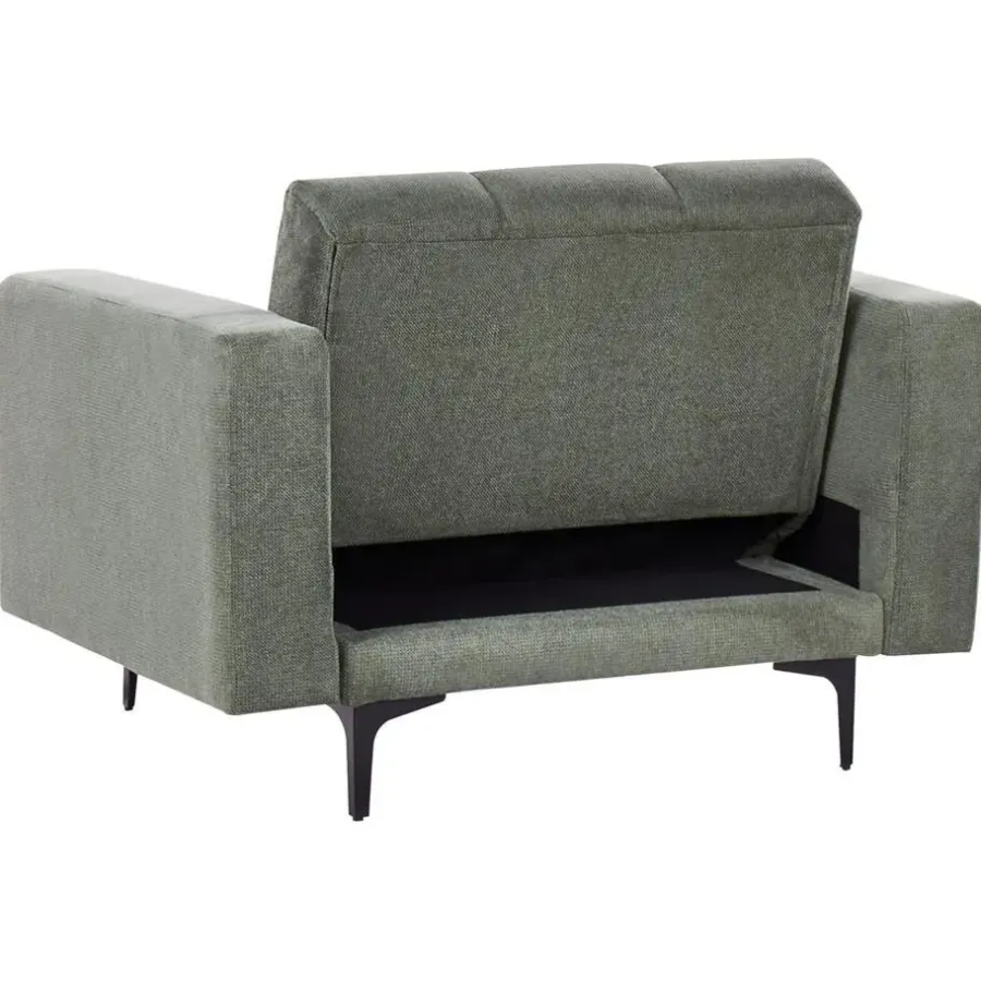 Beliani ALNES - Fauteuil - Donkergroen - Stof