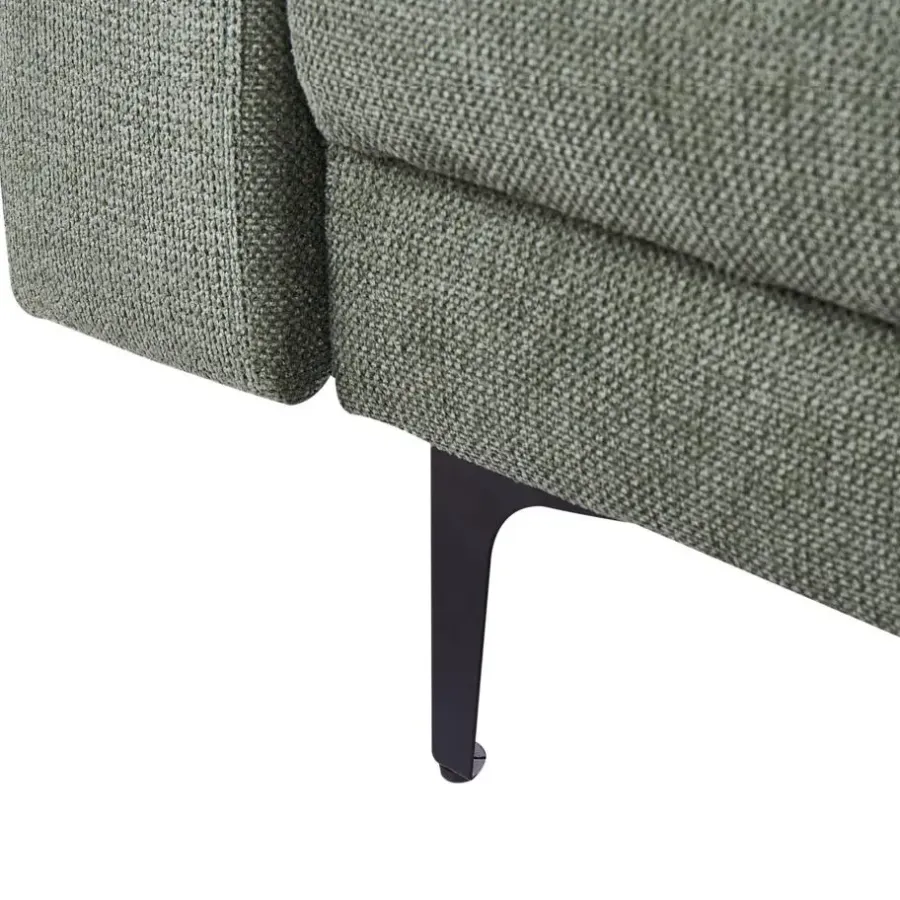 Beliani ALNES - Fauteuil - Donkergroen - Stof