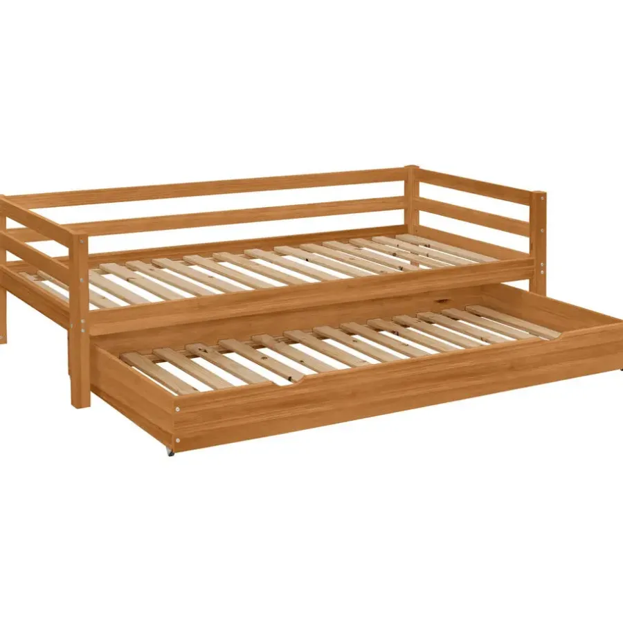 Kinderbedden-Loft24 Alpi - Bed met bedlade 90x200 cm in grenen