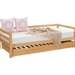Kinderbedden-Loft24 Alpi - Bed met bedlade 90x200 cm in grenen