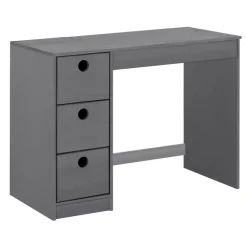 Loft24 Alpi - Bureau met 3 lades in grijs