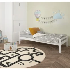 Loft24 Alpi - Kinderbed 90x200 cm wit grenen