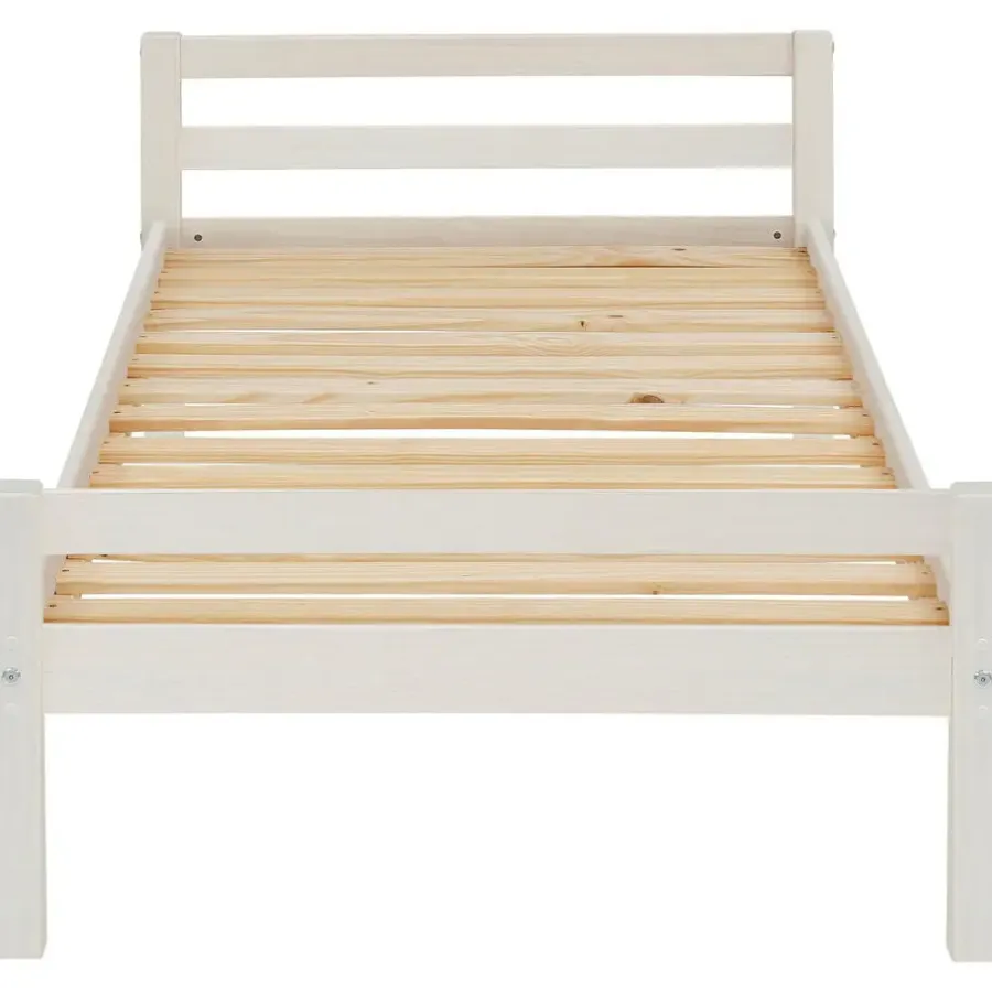Loft24 Alpi - Kinderbed 90x200 cm wit grenen