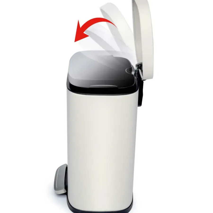 Prullenbakken-Alpina Pedaalemmer - soft-close - rvs - 5 liter - L21,5 x B18,5 x H30