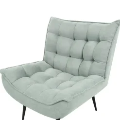 Beliani ALVESTA - Fauteuil - Mintgroen - Stof
