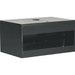 Leen Bakker ALZIRA - Badkamermeubel - Zwart - 80 x 52 cm - Hout