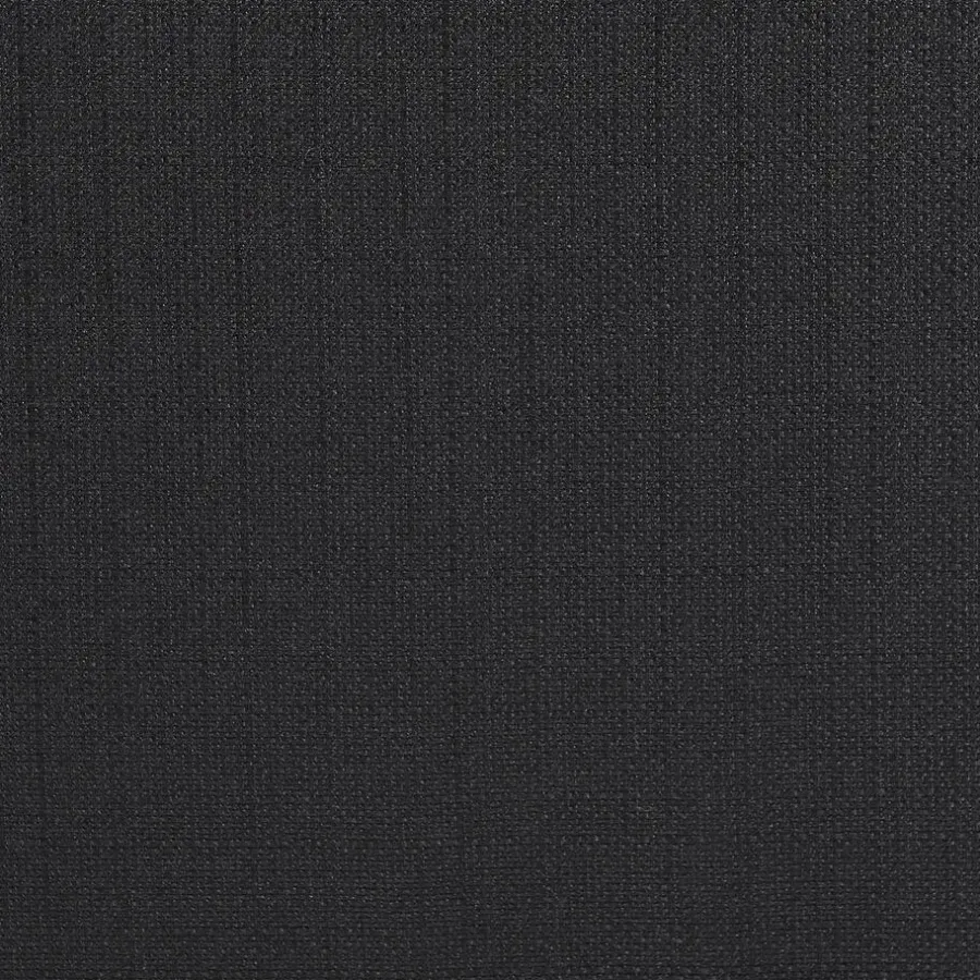 Beliani AMBASSADOR - Tweepersoonsbed - Zwart - 140 x 200 cm - Chenille