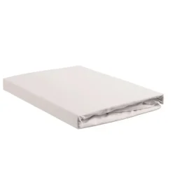Ambiante Bamboo Cotton - Hoeslaken - 160x200 - Wit