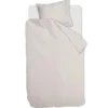 Ambiante Bamboo Uni dekbedovertrek - 140x200/220 - Zand