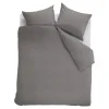 Lits-Jumeaux Dekbedovertrekken-Ambiante Cotton Uni dekbedovertrek - 240x200/220 - Grijs