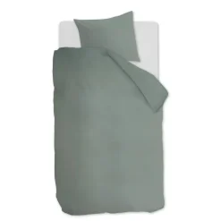 Ambiante Cotton Uni dekbedovertrek - 140x200/220 - Groen
