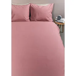 Dekbedovertrekken|Lits-Jumeaux Dekbedovertrekken-Ambiante Cotton Uni dekbedovertrek - 240x200/220 - Roze