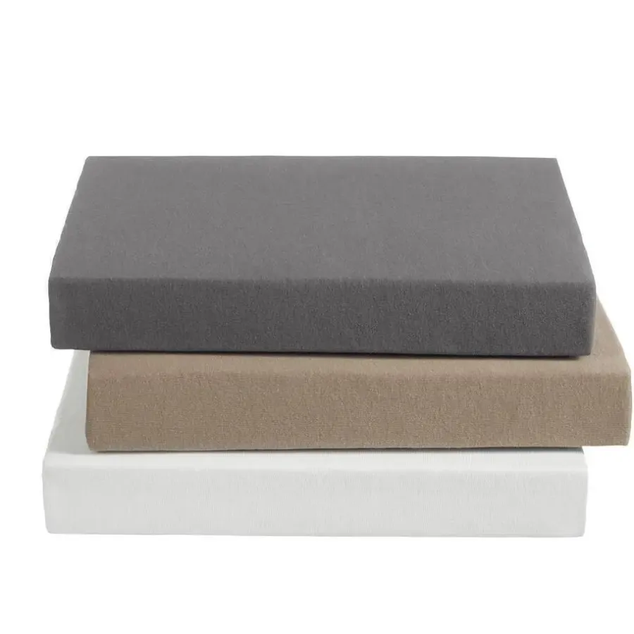 Ambiante Jersey - Hoeslaken - 160x200 - Taupe