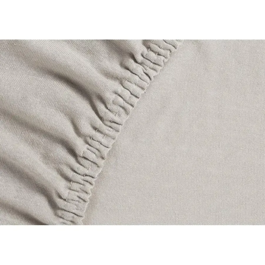 Hoeslakens-Ambiante Jersey - Hoeslaken - 160x200/210 - Gebroken wit