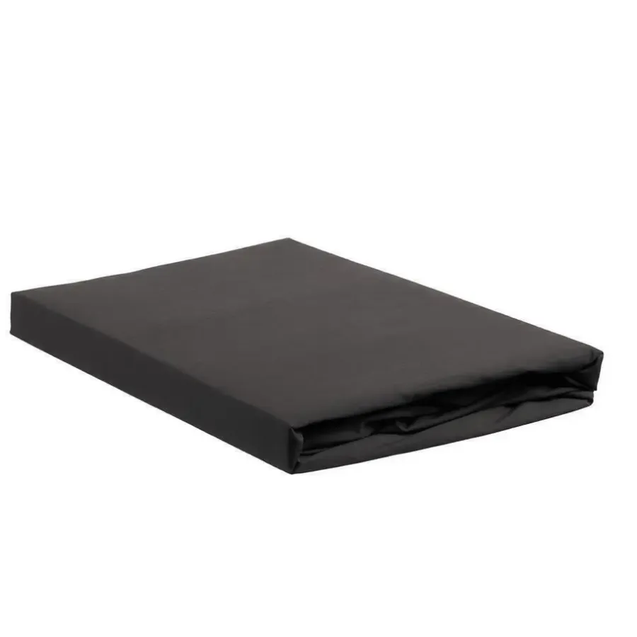 Hoeslakens-Ambiante Katoen - Splittopper Hoeslaken - 180x200 - Antraciet