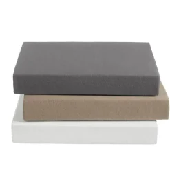 Ambiante Katoen - Splittopper Hoeslaken - 140x200 - Taupe