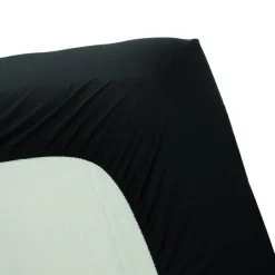 Hoeslakens-Ambiante Katoen - Topper Hoeslaken - 140x200 - Zwart