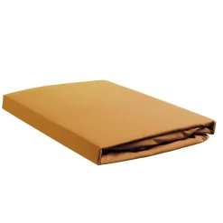Ambiante Katoen - Topper Hoeslaken - 160x200 - Oker
