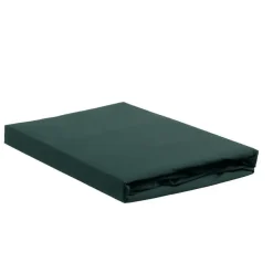 Hoeslakens-Ambiante Katoen - Topper Hoeslaken - 180x220 - Donker Groen