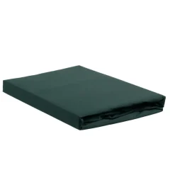 Hoeslakens-Ambiante Katoen - Topper Hoeslaken - 160x200 - Donker Groen