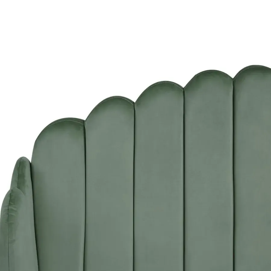 Twijfelaars-Leen Bakker AMBILLOU - Tweepersoonsbed - Groen - 120 x 200 cm - Fluweel