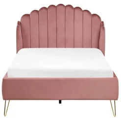 Leen Bakker AMBILLOU - Tweepersoonsbed - Roze - 120 x 200 cm - Fluweel