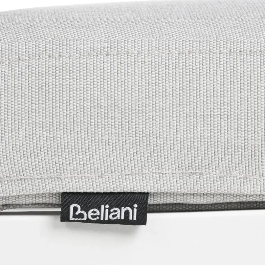 Ligbedden-Beliani AMELIA - Ligstoel - Grijs - Textiel