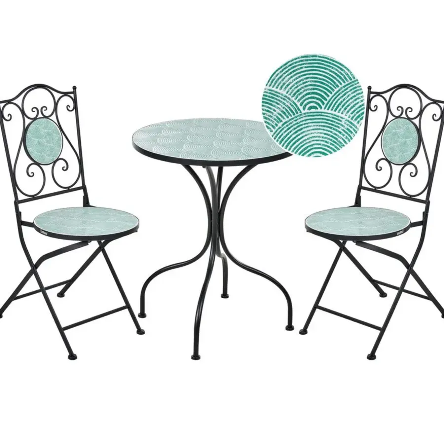 Leen Bakker ANAPO - Bistroset - Zwart - IJzer