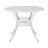 Beliani ANCONA - Tuintafel - Wit - 90 x 90 cm - Aluminium