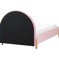 Beliani ANET - Bed - Roze - 90 x 200 cm - Fluweel
