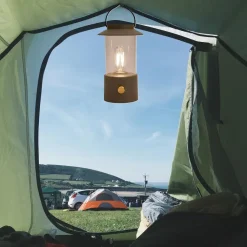 Kandelaars En Windlichten-Anna's Collection Anna Collection Camping tafellamp - taupe - binnen en buiten