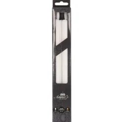 Kaarsen-Anna's Collection Anna Collection Led dinerkaarsen - 2x st - wit - 24 cm - 3D lont