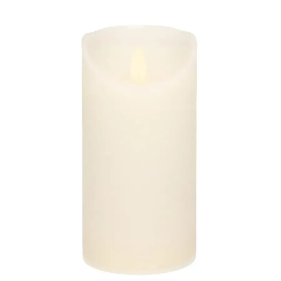 Anna's Collection Led stompkaars - wit - H15 x D7,5 cm