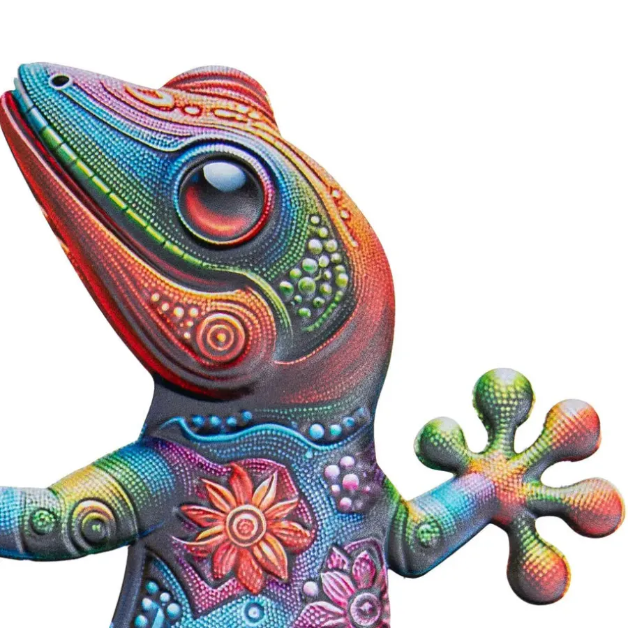 Anna's Collection Tuindecoratie Gecko hagedis - 30 cm - metaal