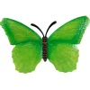 Anna's Collection Tuindecoratie - vlinder - groen - metaal - 40 cm