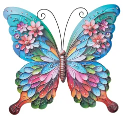 Anna's Collection Tuindecoratie vlinder - 29 x 32 cm - metaal