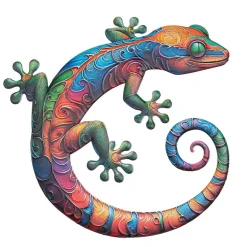 Tuindecoratie-Anna's Collection Tuindecoratie Gecko hagedis - 41 cm - metaal