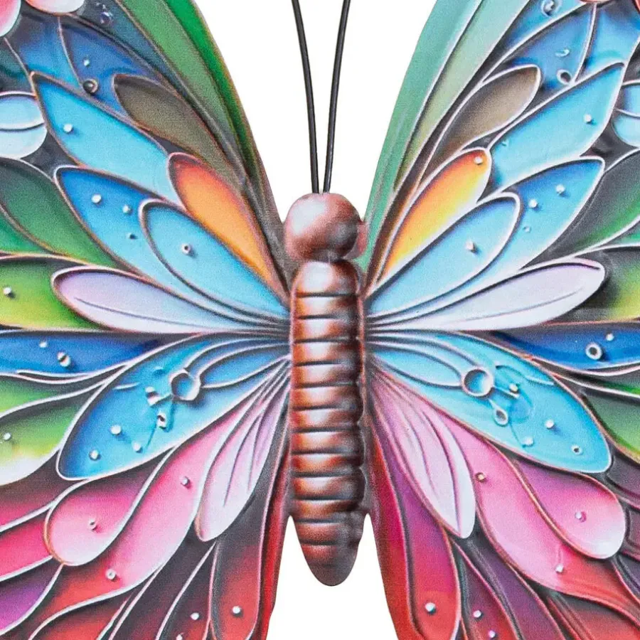 Anna's Collection Tuindecoratie vlinder - 46 x 50 cm - metaal