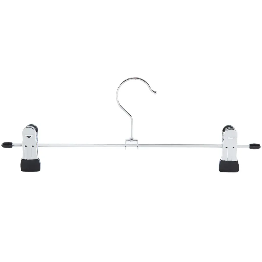 ACAZA Antislip kledinghangers - 40 cm lang - 20 stuks - zilvergrijs