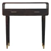 Artisan Furniture Apollo Loop Console, 2 Lades en Open Gleuf, Donkerbruin