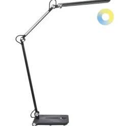Bureaulampen|Bureaulampen-Leen Bakker AQUILA - Bureaulamp LED - Grijs - Synthetisch materiaal