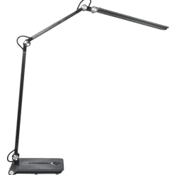 Bureaulampen|Bureaulampen-Leen Bakker AQUILA - Bureaulamp LED - Grijs - Synthetisch materiaal