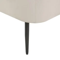 Beliani ARCEY - Chaise longue - Wit/Oranje - Fluweel