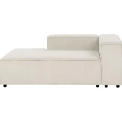 Leen Bakker ARDAL - Chaise longue - Off-white - Rechtszijdig - Corduroy