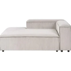 Loveseats-Leen Bakker ARDAL - Chaise longue - Taupe - Rechtszijdig - Corduroy