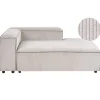 Leen Bakker ARDAL - Chaise longue - Taupe - Linkszijdig - Corduroy