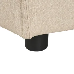 Hockers En Voetenbanken-Leen Bakker ARDAL - Ottomaan - Beige - Polyester