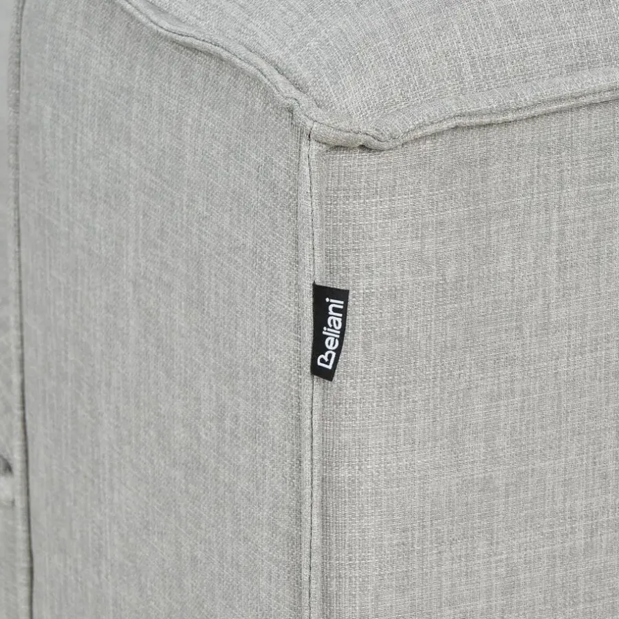 Leen Bakker ARDAL - Ottomaan - Lichtgrijs - Polyester