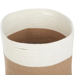Beliani ARDESEN - Mand set van 2 - Beige - Katoen